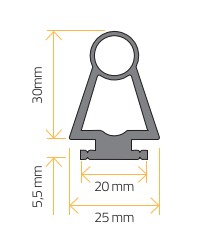 Banda de seguridad óptica OSE-P 25 30 00