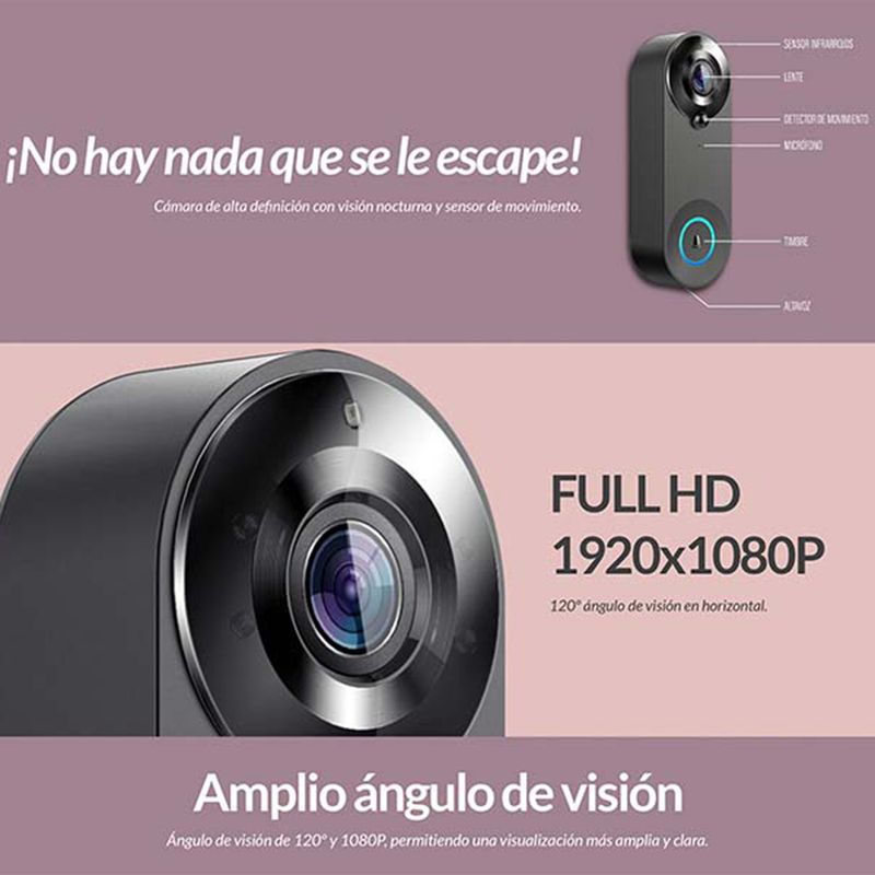 DING DONG - Video timbre WIFI inteligente DING DONG