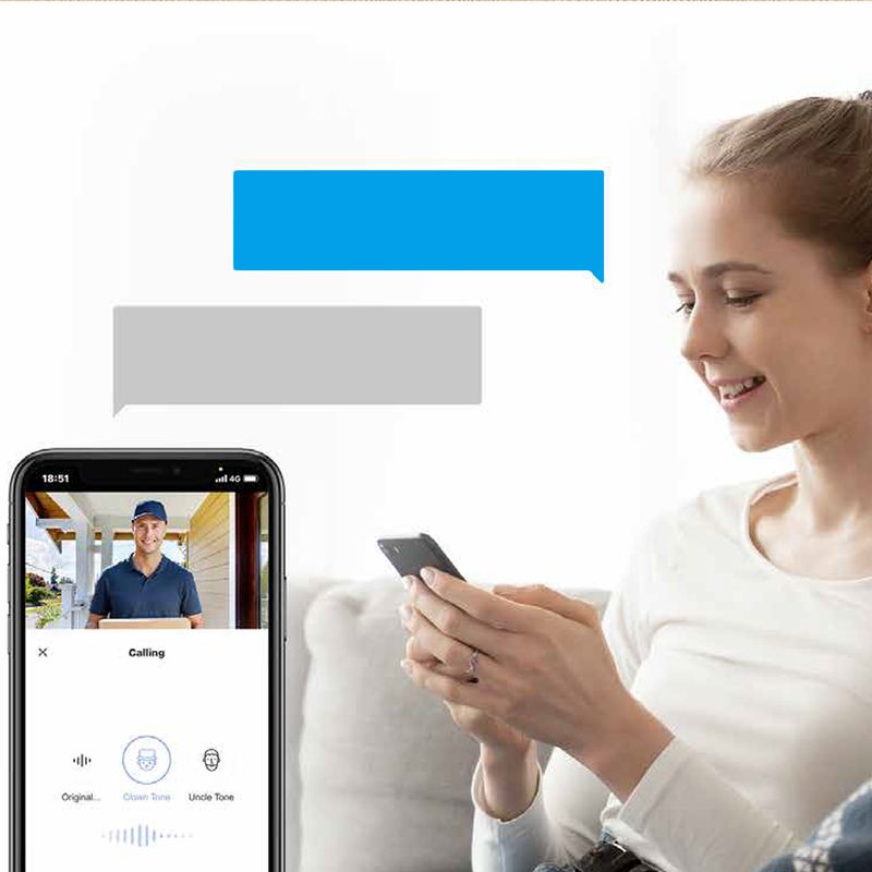 DP2 – Mirilla digital inteligente con Wifi, EZVIZ, para saber quién está delante de la puerta en todo momento