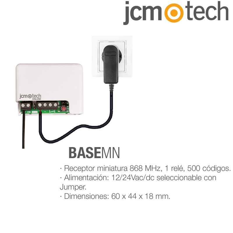 BASE5MUV – Sistema universal para todo tipo de puertas de garaje, con 5 mandos originales, robustos pero también estéticos