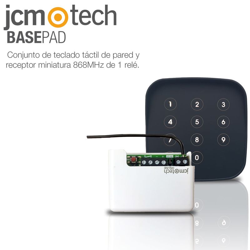 BASEPAD – Kit para salir de casa sin llaves ni mandos y entrar cómodamente con el teclado cuando vuelvas