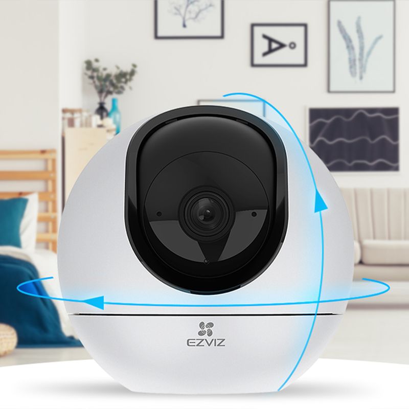 C6 – Cámara EZVIZ para vivienda o despacho con funciones inteligentes, detección de personas y mascotas, detección por voz
