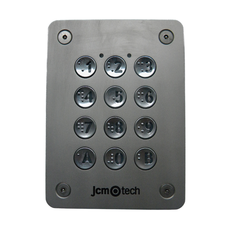 CLAF3AN - Teclado autónomo en aluminio  para la activación de electro cierres o puertas automáticas