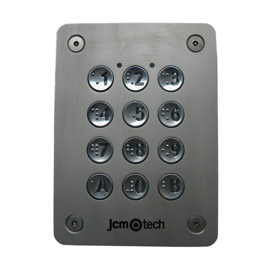 CLAF3AN - Teclado autónomo en aluminio  para la activación de electro cierres o puertas automáticas