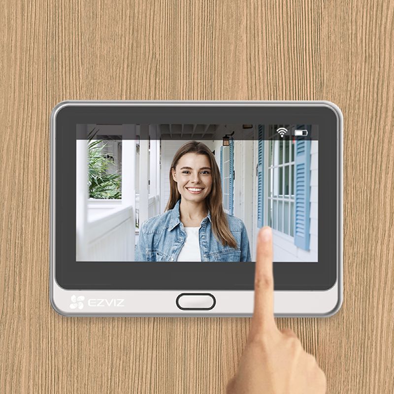 DP2 – Mirilla digital inteligente con Wifi, EZVIZ, para saber quién está delante de la puerta en todo momento