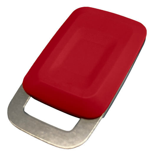 NEXTEVO R – Tag de proximidad estético y robusto con parte metálica de color rojo