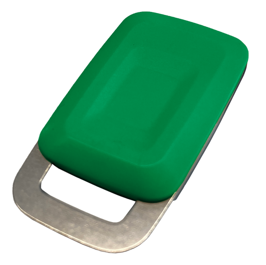NEXTEVO G – Tag de proximidad estético y robusto con parte metálica de color verde