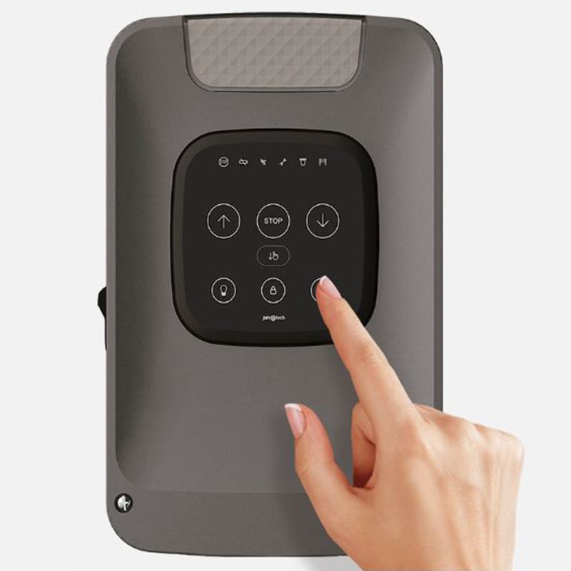 KEEROLL - Armoire de commande pour volets roulants, avec clavier tactile rétro-éclairé. Récepteur de commande et système de sécurité inclu