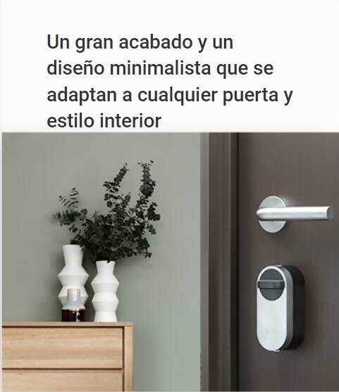 Cerradura inteligente con teclado y gateway para abrir la puerta desde cualquier lugar con el móvil o con un código
