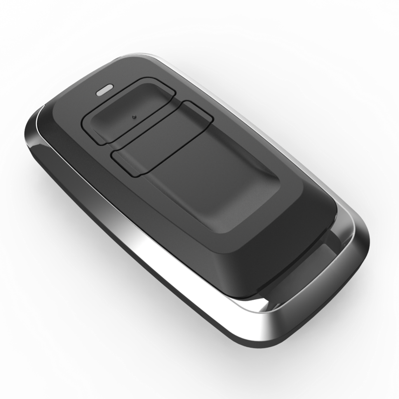MUV2 - Mando a distancia de 2 botones con anilla metálica tipo llave de coche