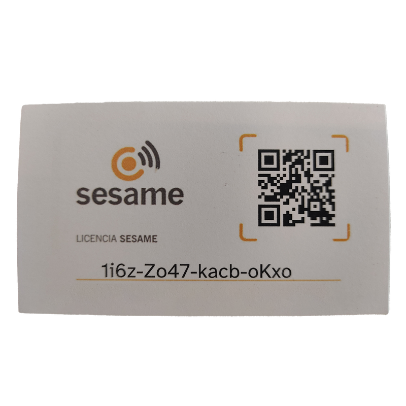 Licencia SESAME - Para aplicación móvil HONOA para puerta de garaje enrollable con cuadro M8NF y KEEROLL45