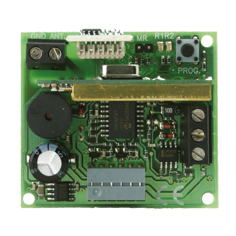 STICK500 - Receptor 500 codigos, enchufable a cuadros de maniobra para utilizar mandos originales JCM para abrir la puerta del garaje