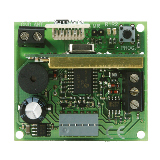 STICK500 - Receptor 500 codigos, enchufable a cuadros de maniobra para utilizar mandos originales JCM para abrir la puerta del garaje